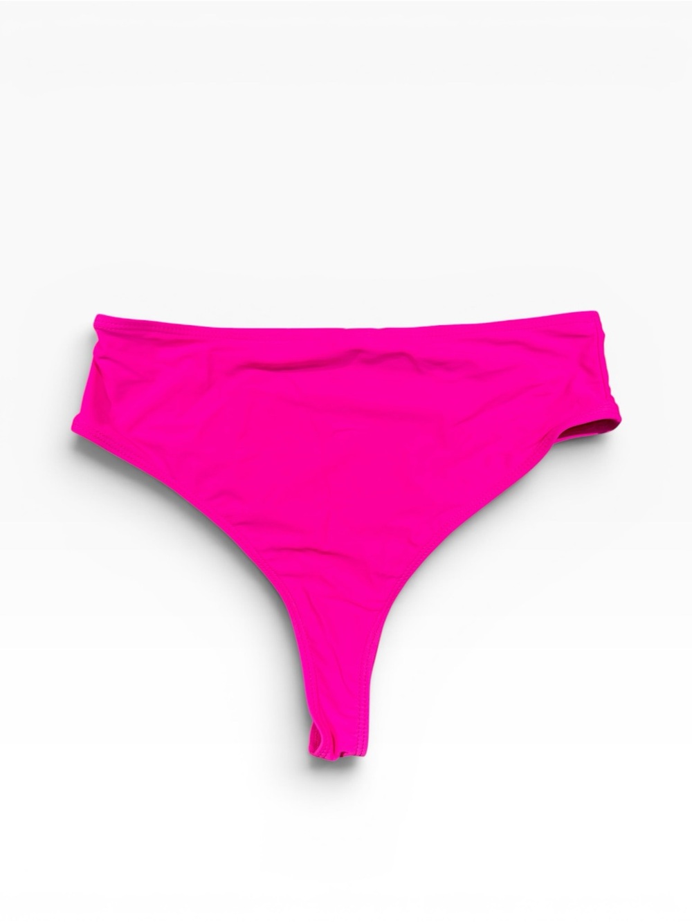 Hot Pink High-Leg Bikini Bottom